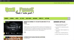 Desktop Screenshot of geek-france.com